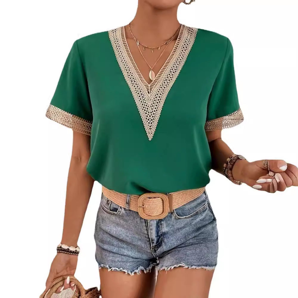 Rylee - Refined V-Neck Top