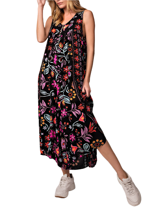 Sofia – Bohemian Floral Jumpsuit for Women