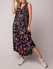 Sofia – Bohemian Floral Jumpsuit for Women