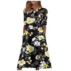 Kiara – Timeless Floral Print Dress