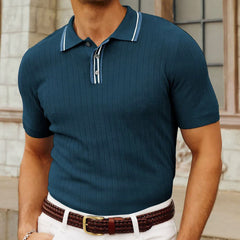 Lorenzo – Tailored Men’s Knitted Polo Shirt
