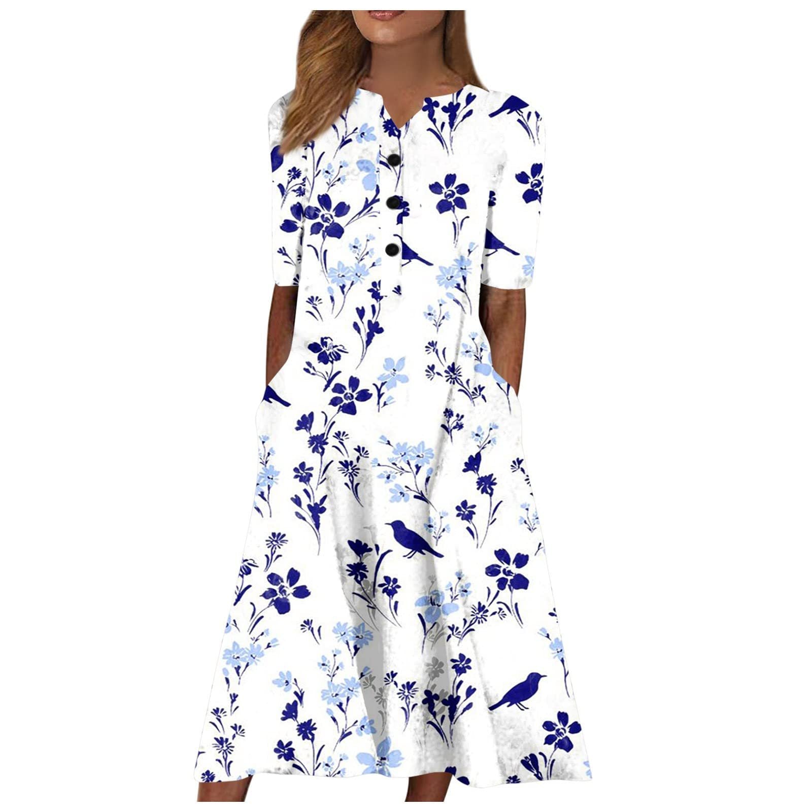 Kiara – Timeless Floral Print Dress