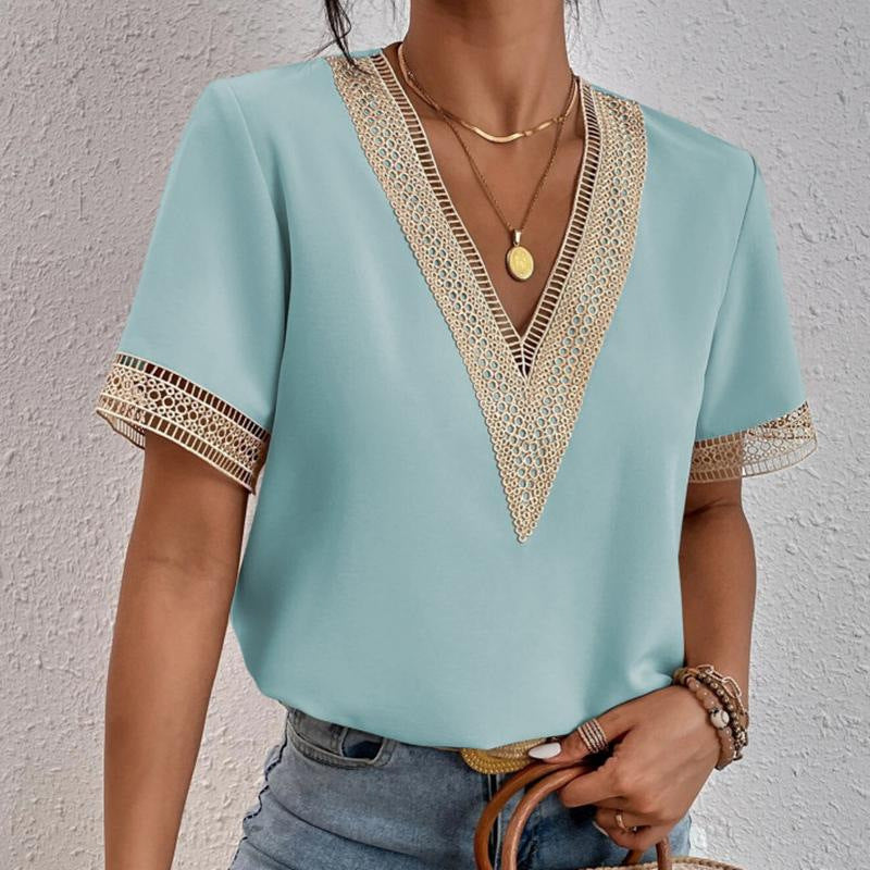 Rylee - Refined V-Neck Top