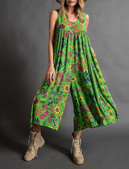 Sofia – Bohemian Floral Jumpsuit for Women