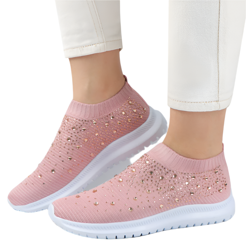 Andrea – Glitter Comfort Sneakers for Women