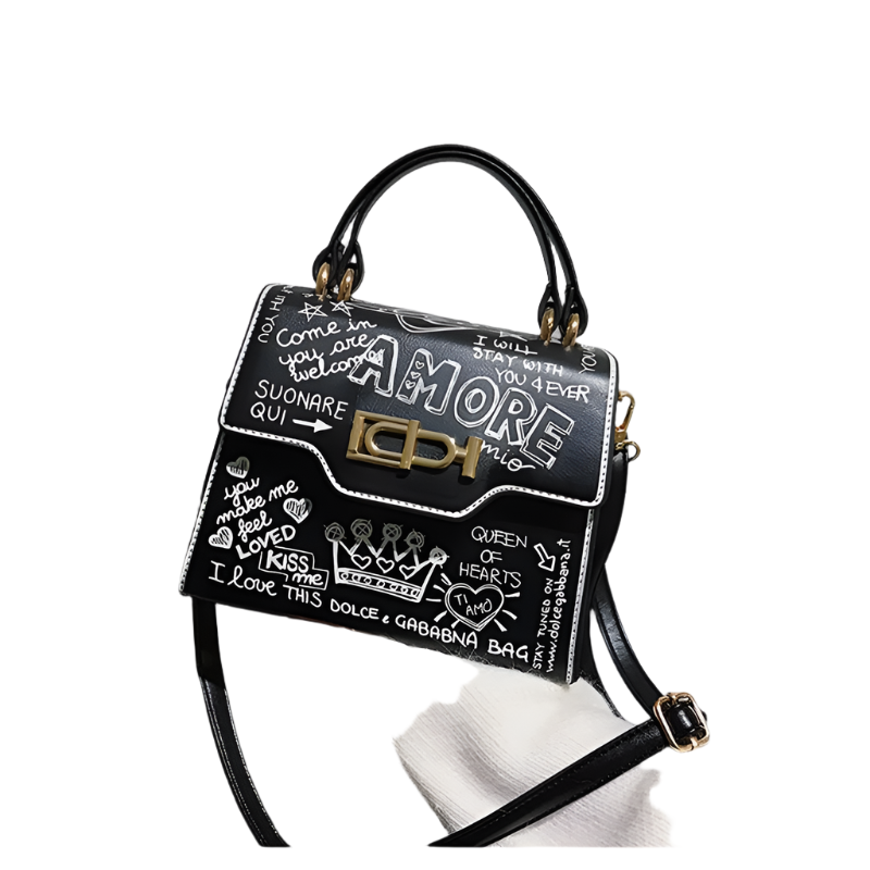 Lucia – Audrey Mini Graffiti Bag For Women