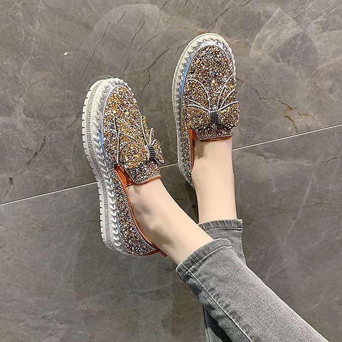 Cecilia – Rhinestone Women’s Slip-on Shoes