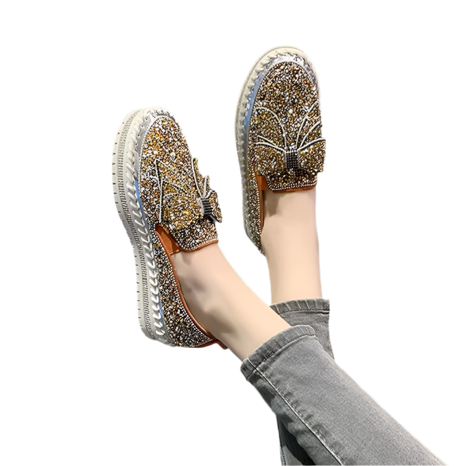 Cecilia – Rhinestone Women’s Slip-on Shoes