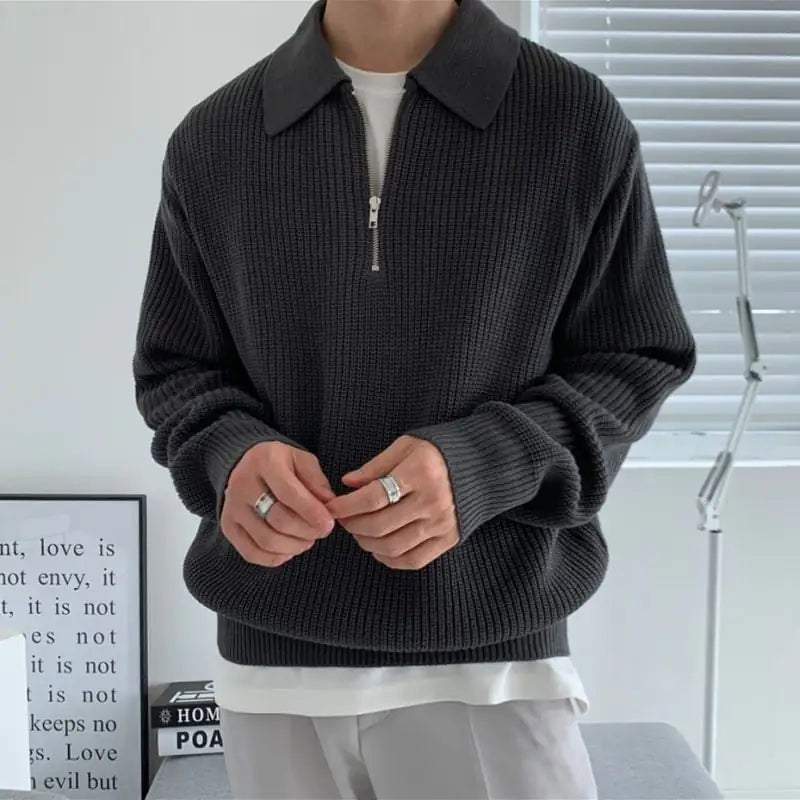 Roger – Classic Men’s Quarter-Zip Pullover