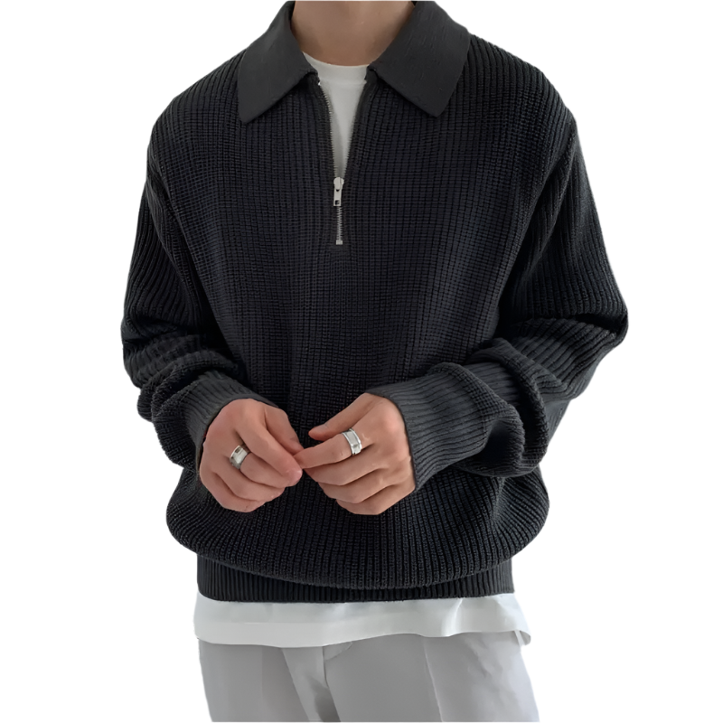 Roger – Classic Men’s Quarter-Zip Pullover