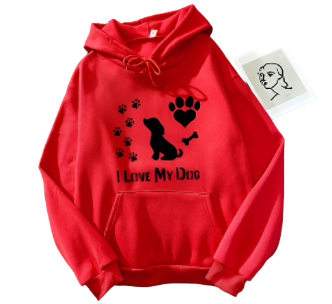 Angel – Cozy Dog Hoodie for Women
