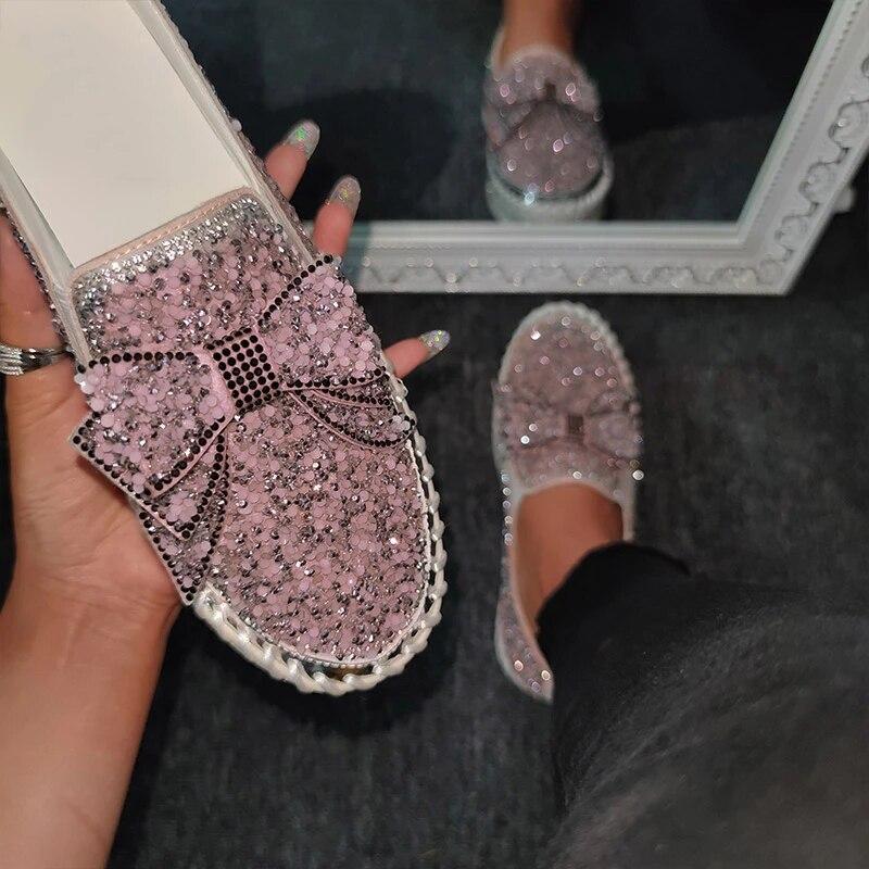 Cecilia – Rhinestone Women’s Slip-on Shoes