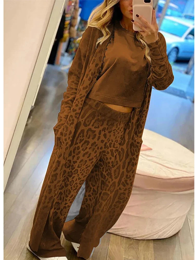 Selena - Leopard Women’s Lounge Set