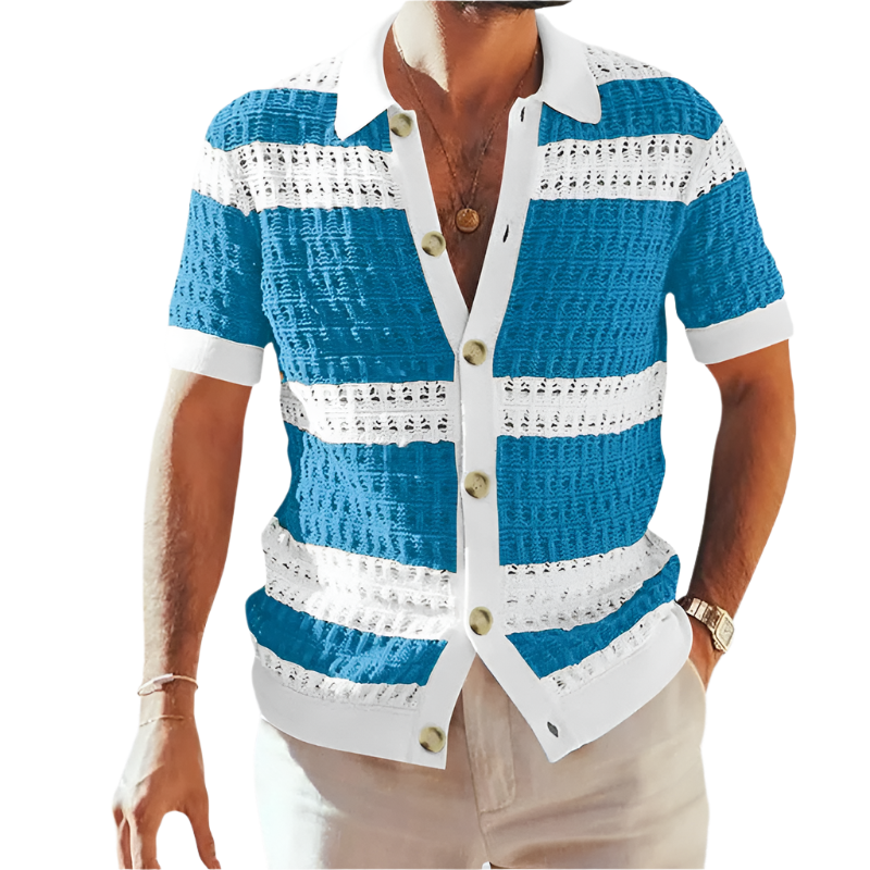 Grimaldi – Cozy Knit Shirt for Men