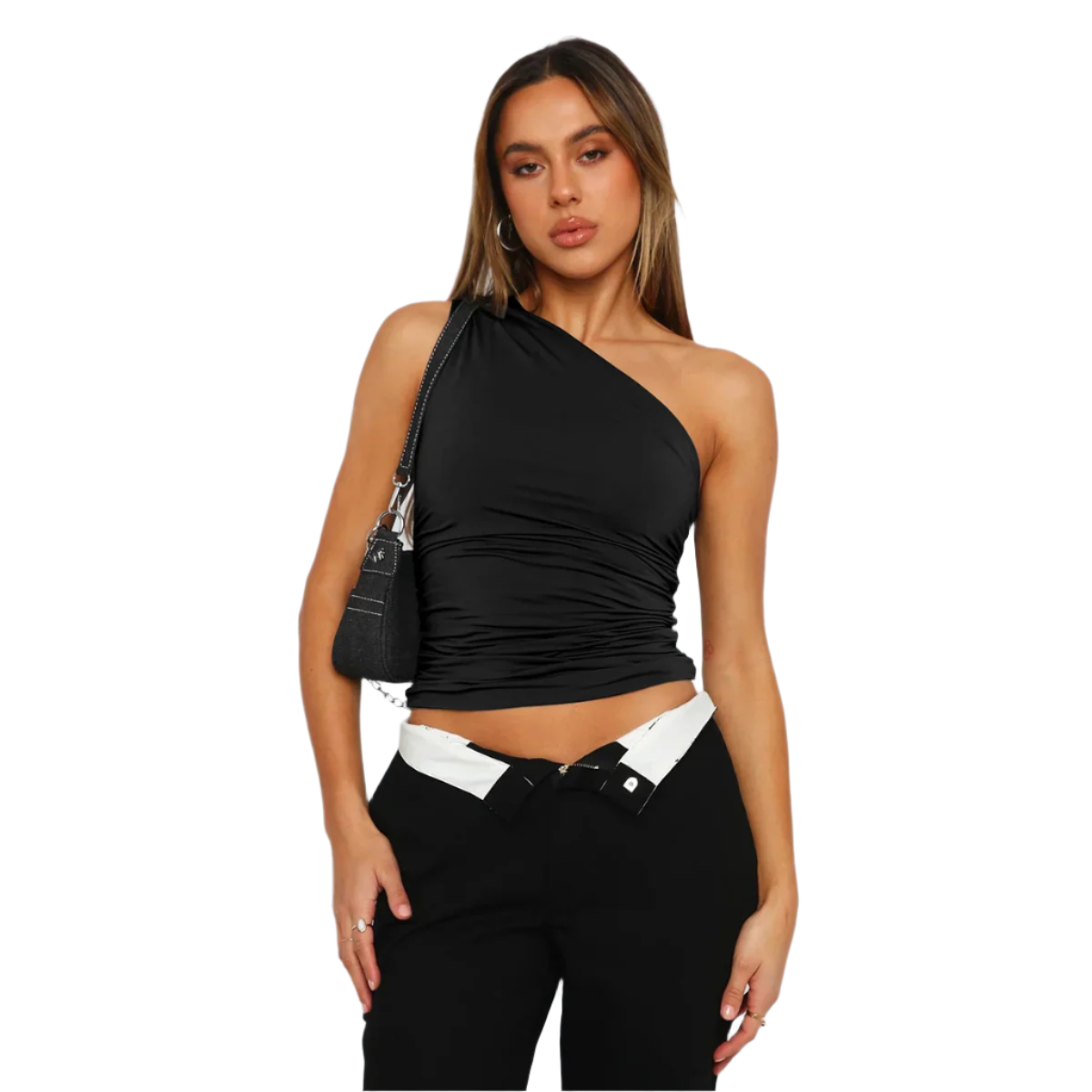 Alora - Ruched Woman's Top Sleeveless Design