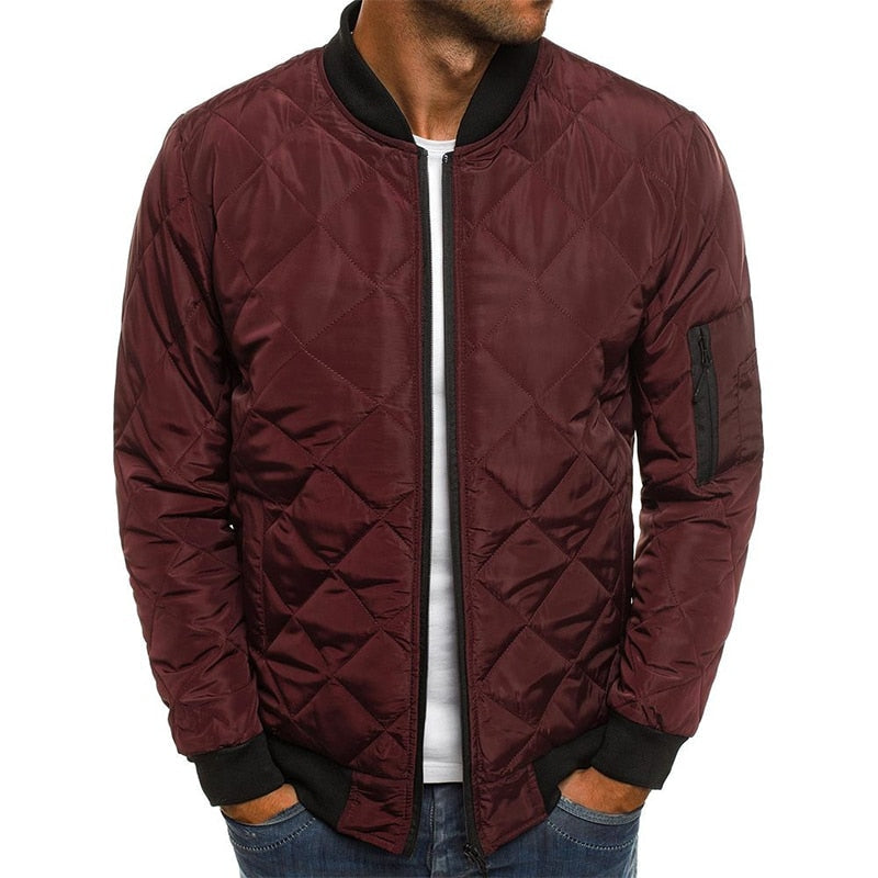 Jack – Trendy Men's Padded Bomber Jacket