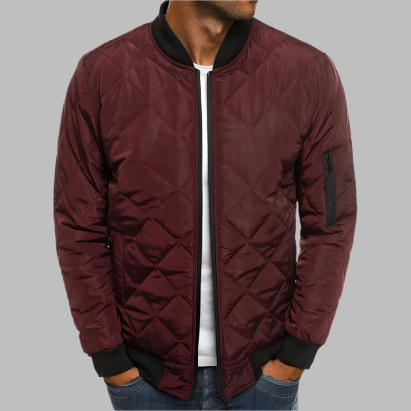 Jack – Trendy Men's Padded Bomber Jacket