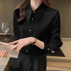 Janna – Women's Silk Longsleeve Shirt