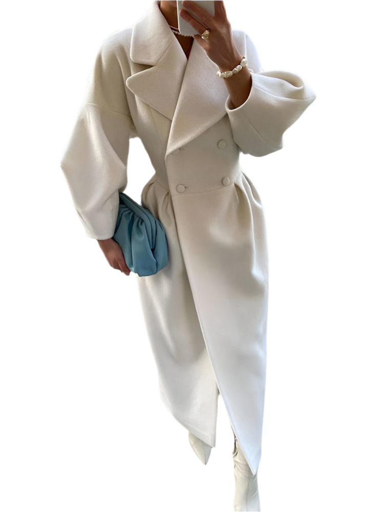 Lucia – Timeless Elegance Women’s Long Coat Jacket