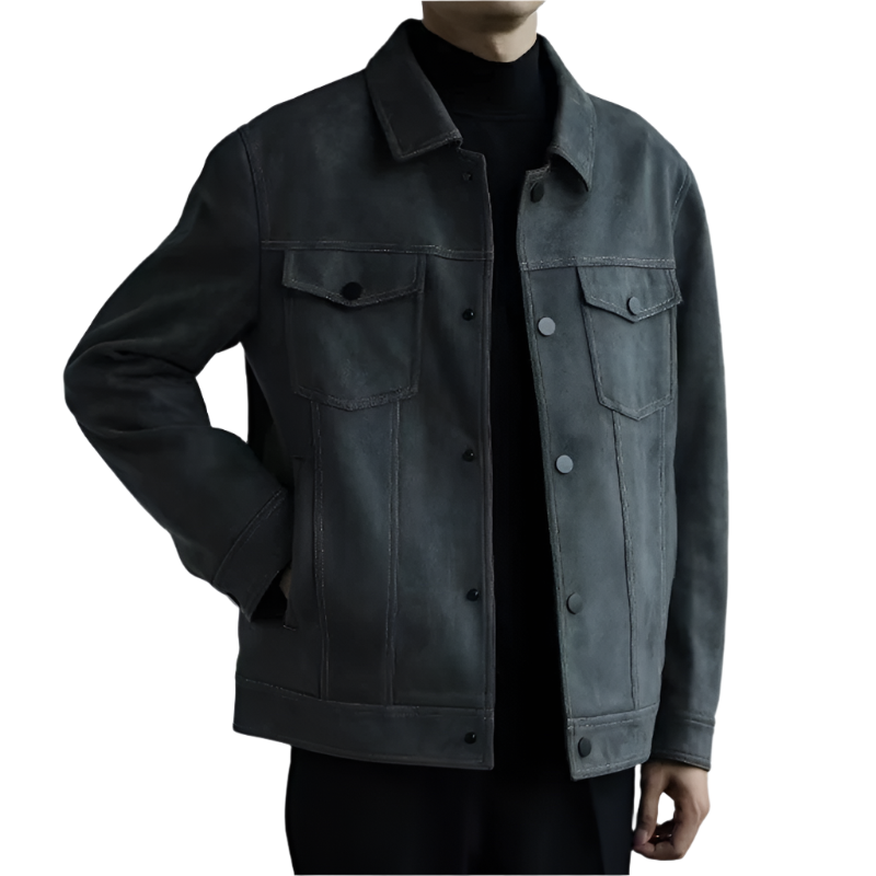 Giovanni – Luxury Suede Jacket for Men