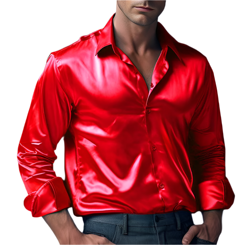 Fiorini – Luxe Satin Men’s Shirt