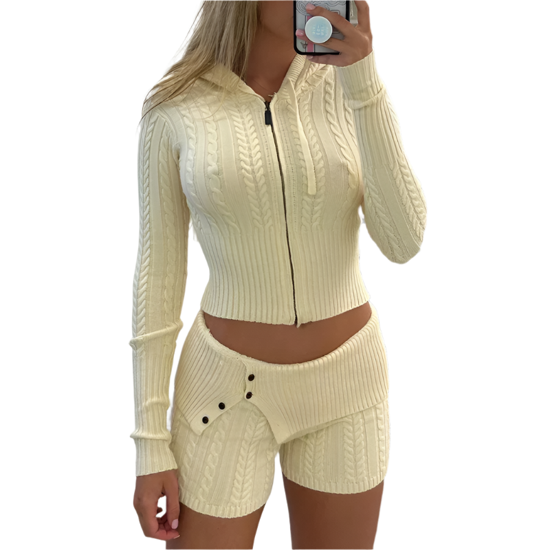 Elena – Elegant Women’s Knitted Two-Piece Set