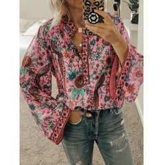 Alessia – Women's Luxe Floral Blouse