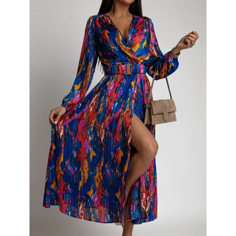 Scarlet – Feminine Women's Flower Print Dress