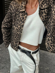 Francesca – Women’s Leopard Animal Print Jacket