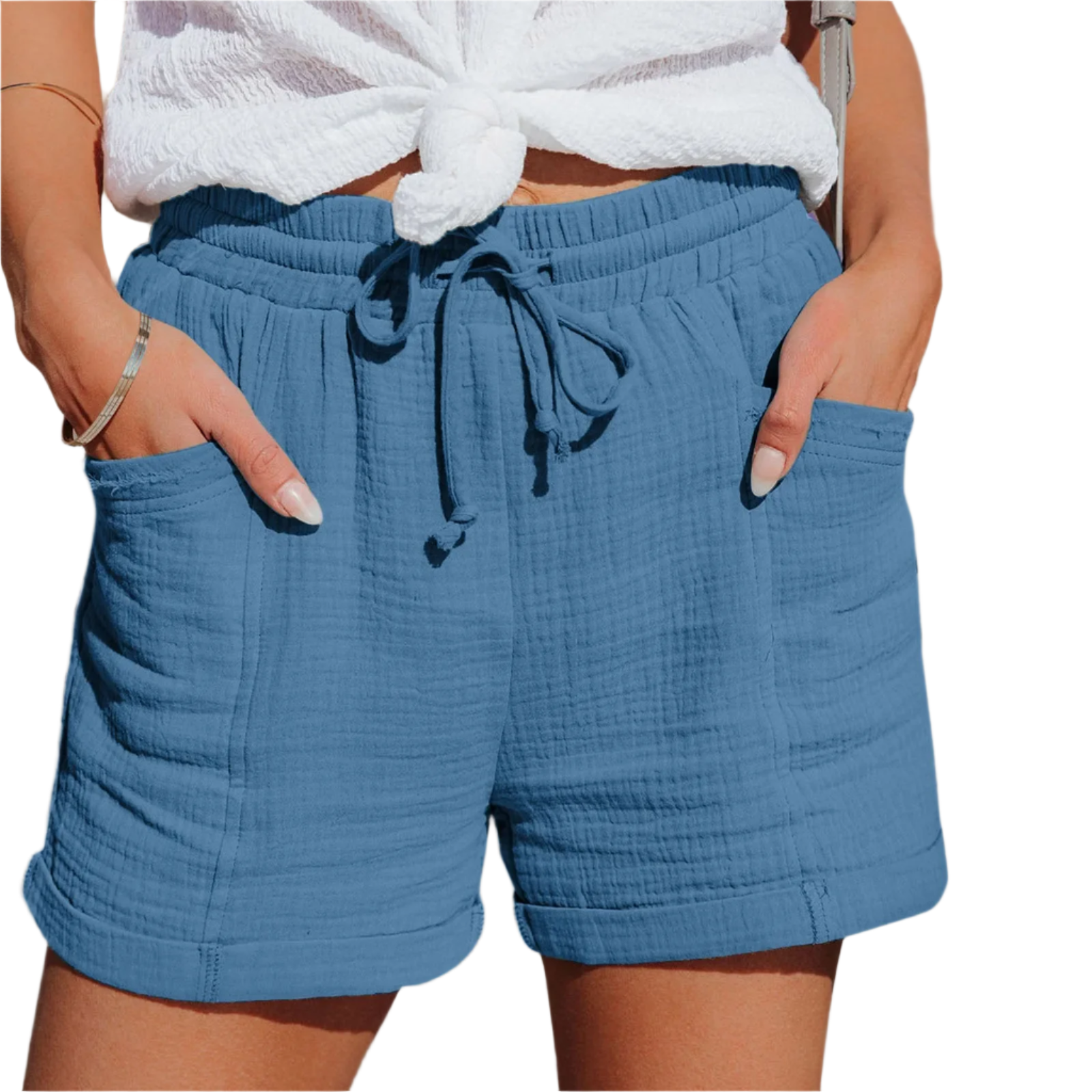 Lucia – Women's Breezy Linen Shorts
