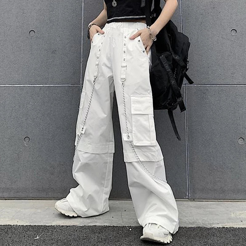 Wendy – Trendy Women's Streetwear Pocket Cargo Pants