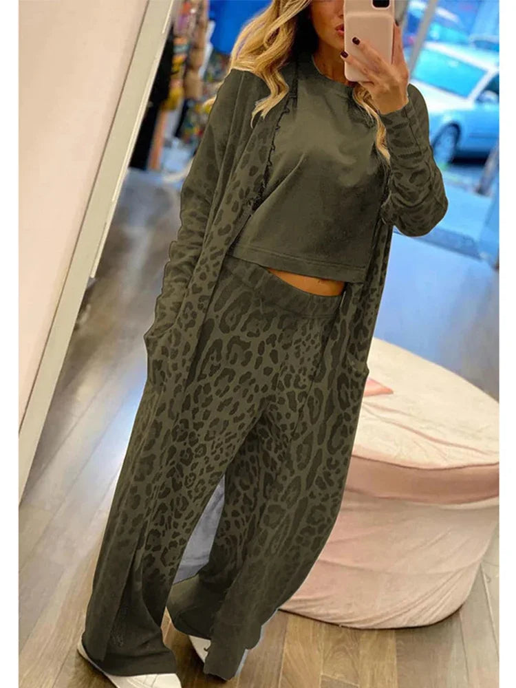 Selena - Leopard Women’s Lounge Set