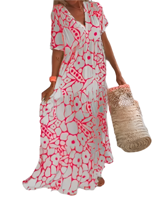 Chesca – Elegant Printed Women's Maxi Dress