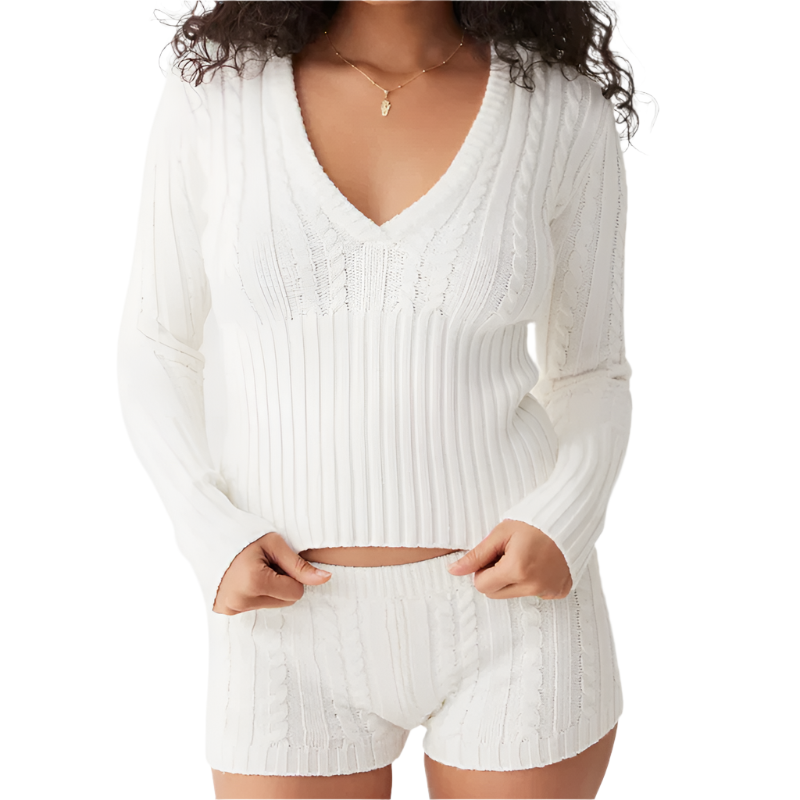 Elena – Elegant Women’s Knitted Two-Piece Set