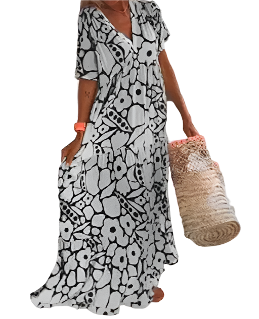 Chesca – Elegant Printed Women's Maxi Dress