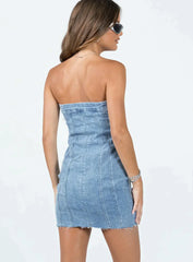 Isabella – Trendy Women’s Denim Mini Dress