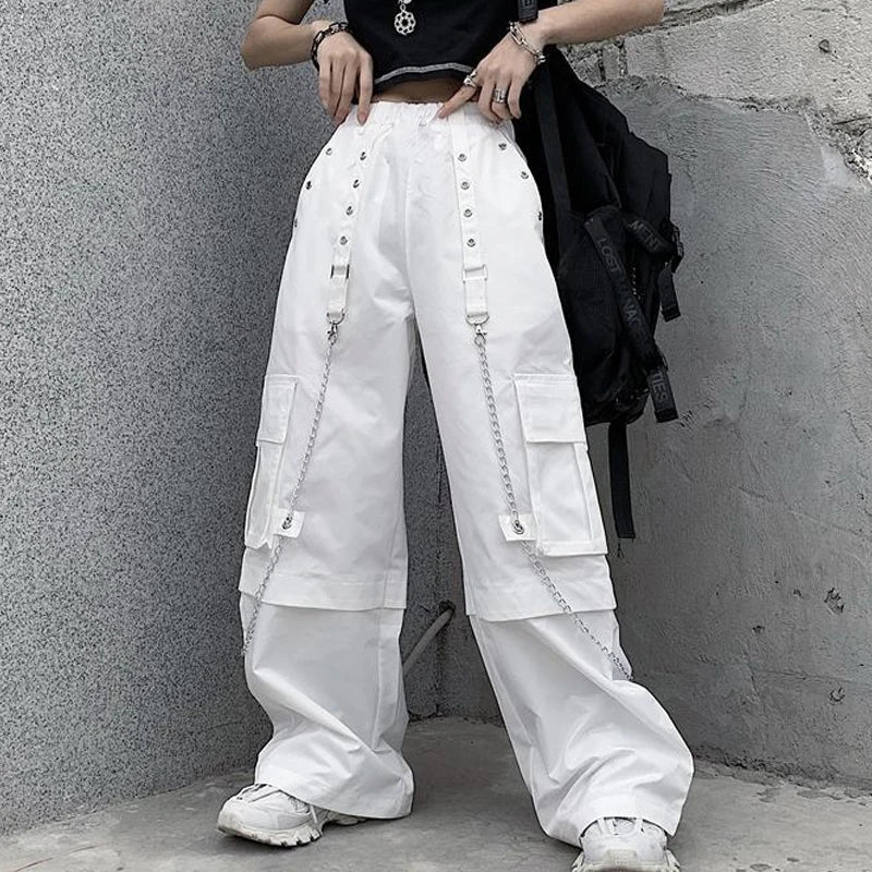 Wendy – Trendy Women's Streetwear Pocket Cargo Pants