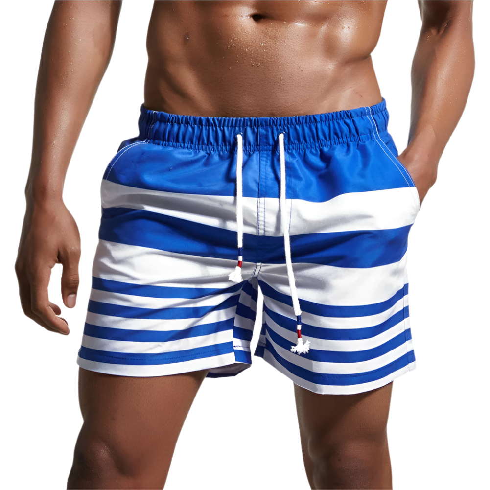 Ryan – Men’s Summer Striped Shorts