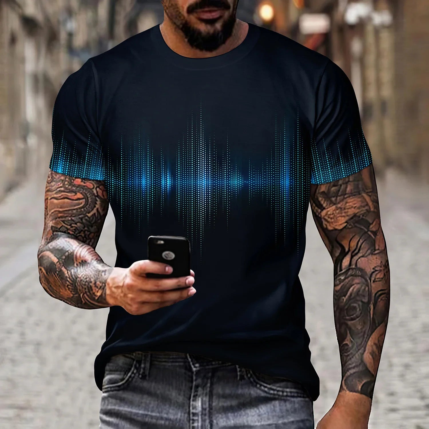 Matthew - Microwave Seismometer Graphic T-shirt for Men