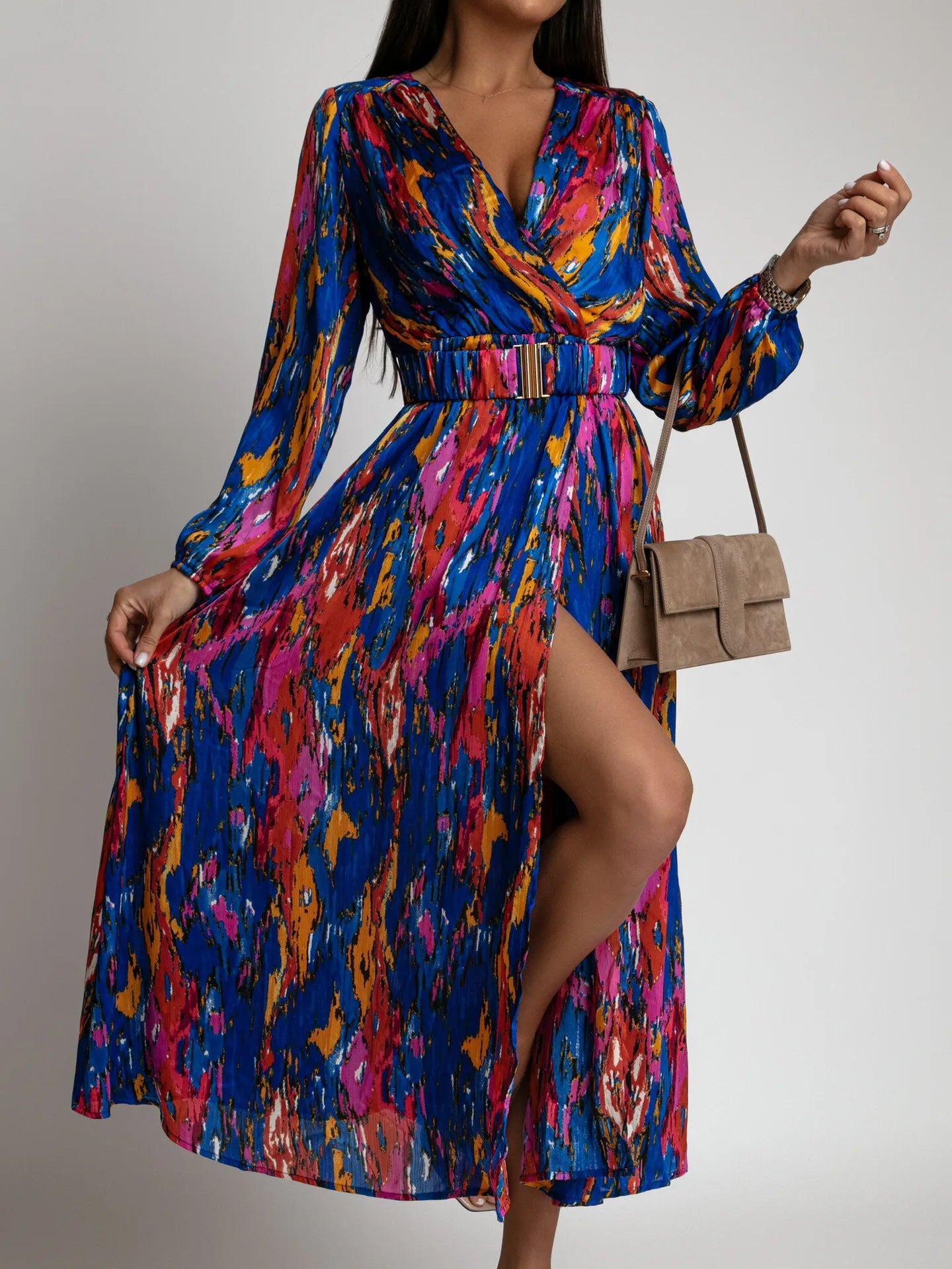 Scarlet – Feminine Women's Flower Print Dress