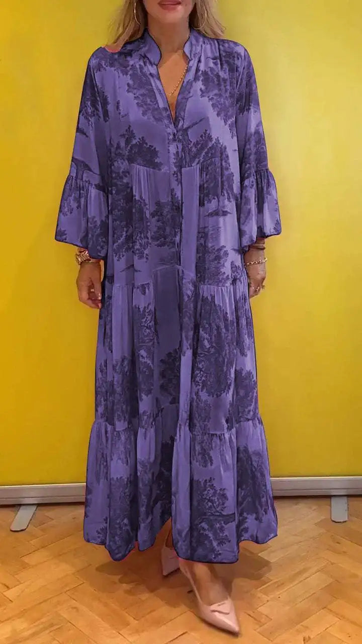Sofia – Women's Relaxed Fit Printed Dress