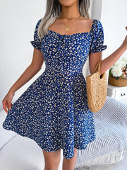 Lucia – Elegant Floral A-Line Dress for Women