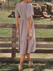 Merindah – Elegant Midi Dress for Women