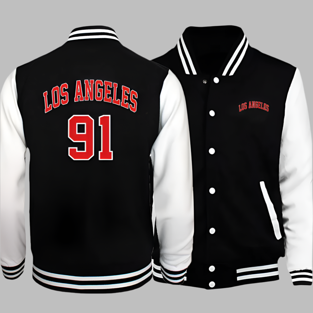 Zaldy – Men’s Loose Baseball Bomber Jacket