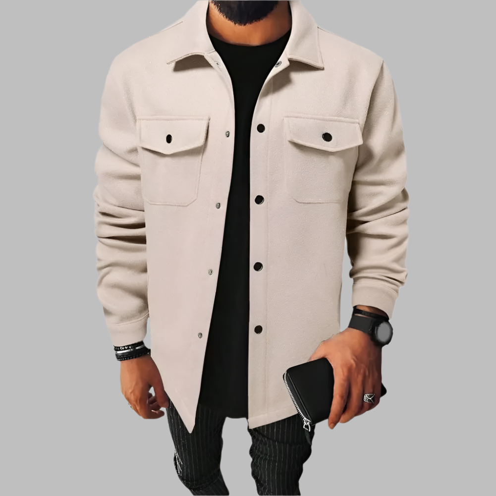 Nolan – Men’s Casual Flap Pocket Jacket