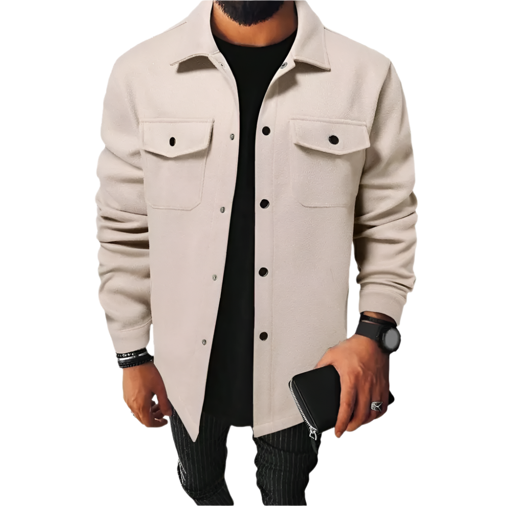 Nolan – Men’s Casual Flap Pocket Jacket