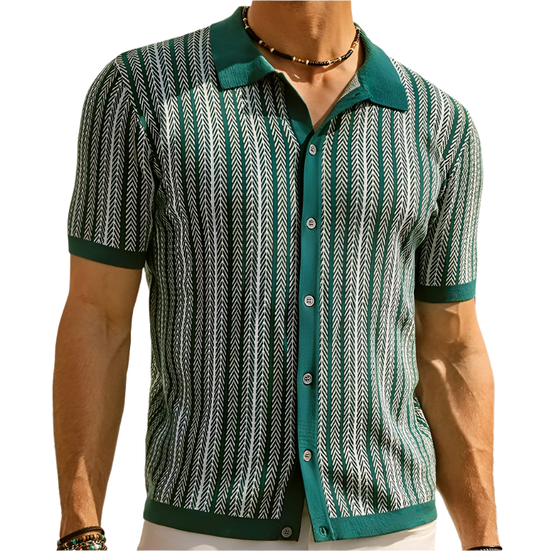 Miggy – Stylish Men’s Elegant Button-Down Polo Shirt