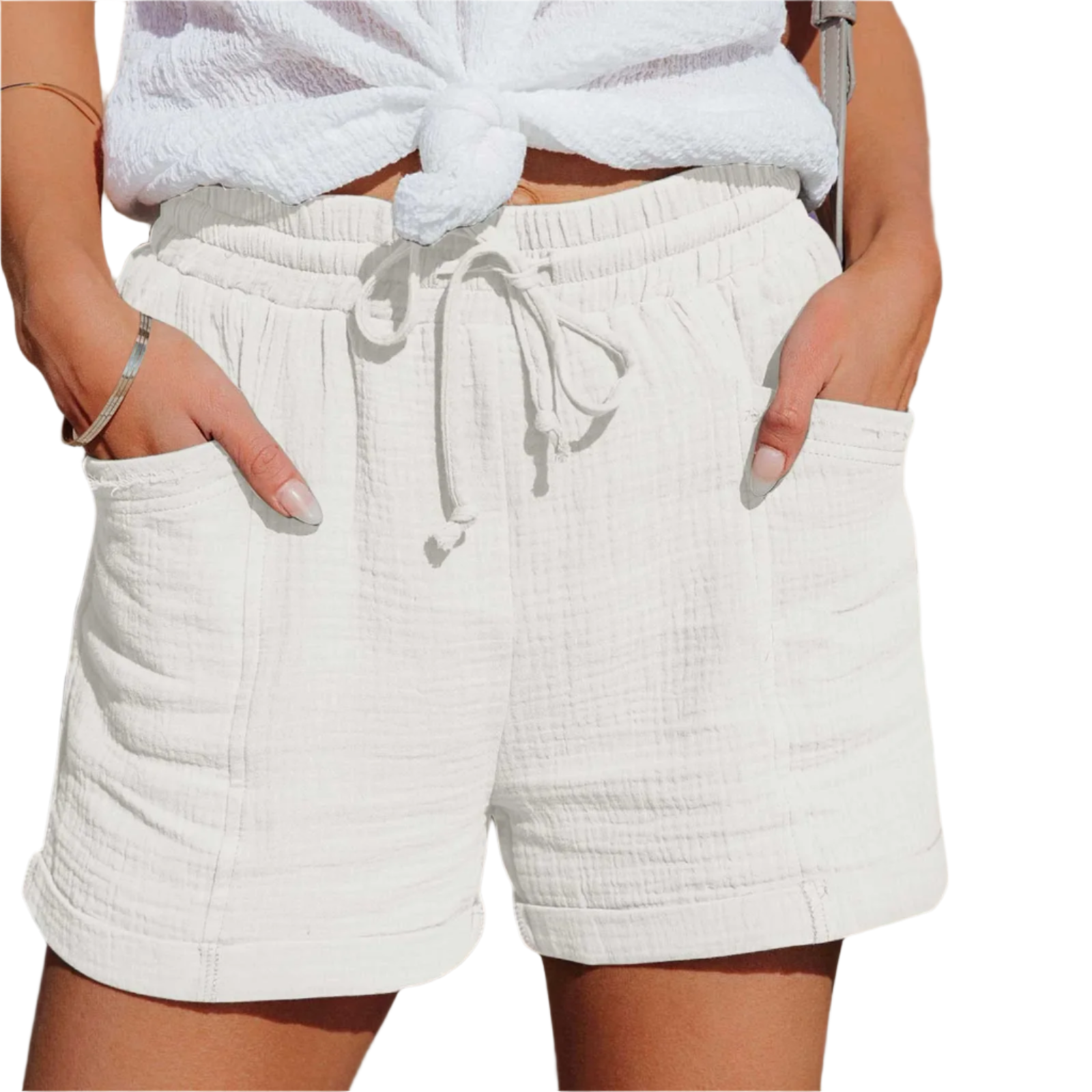Lucia – Women's Breezy Linen Shorts