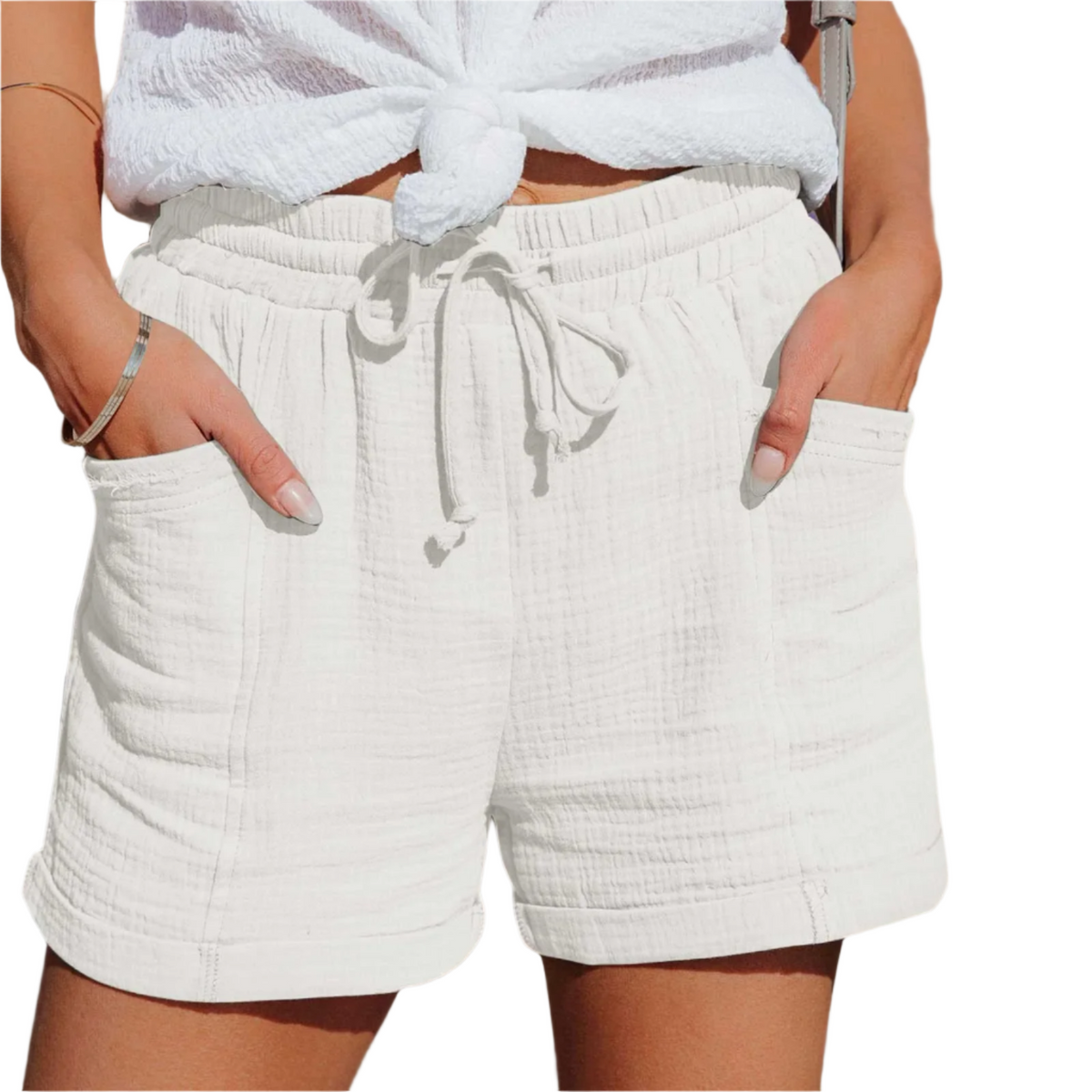 Lucia – Women's Breezy Linen Shorts