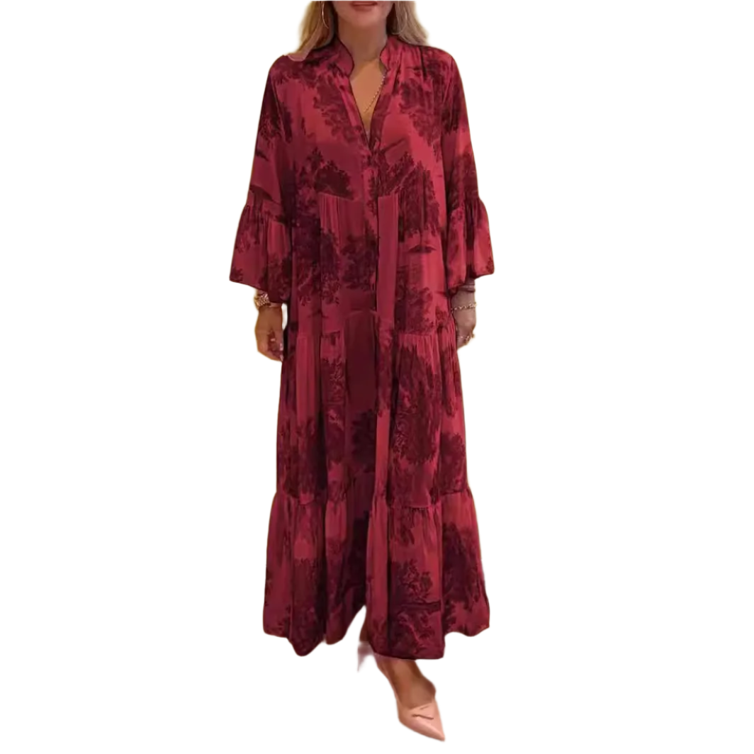 Sofia – Women's Relaxed Fit Printed Dress